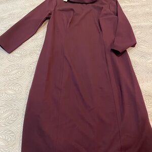Talbots Deep Wine Dress